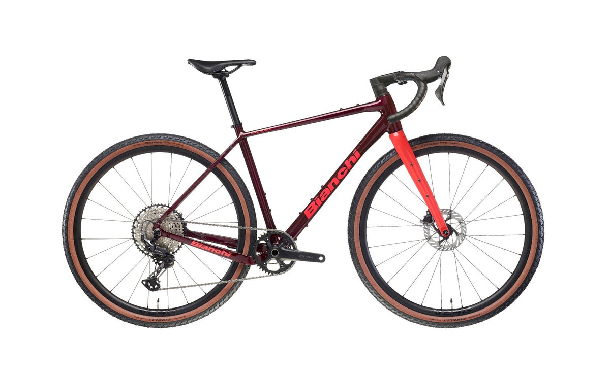 Bianchi Arcadex AL CUES - Burgundy / Coral Red
