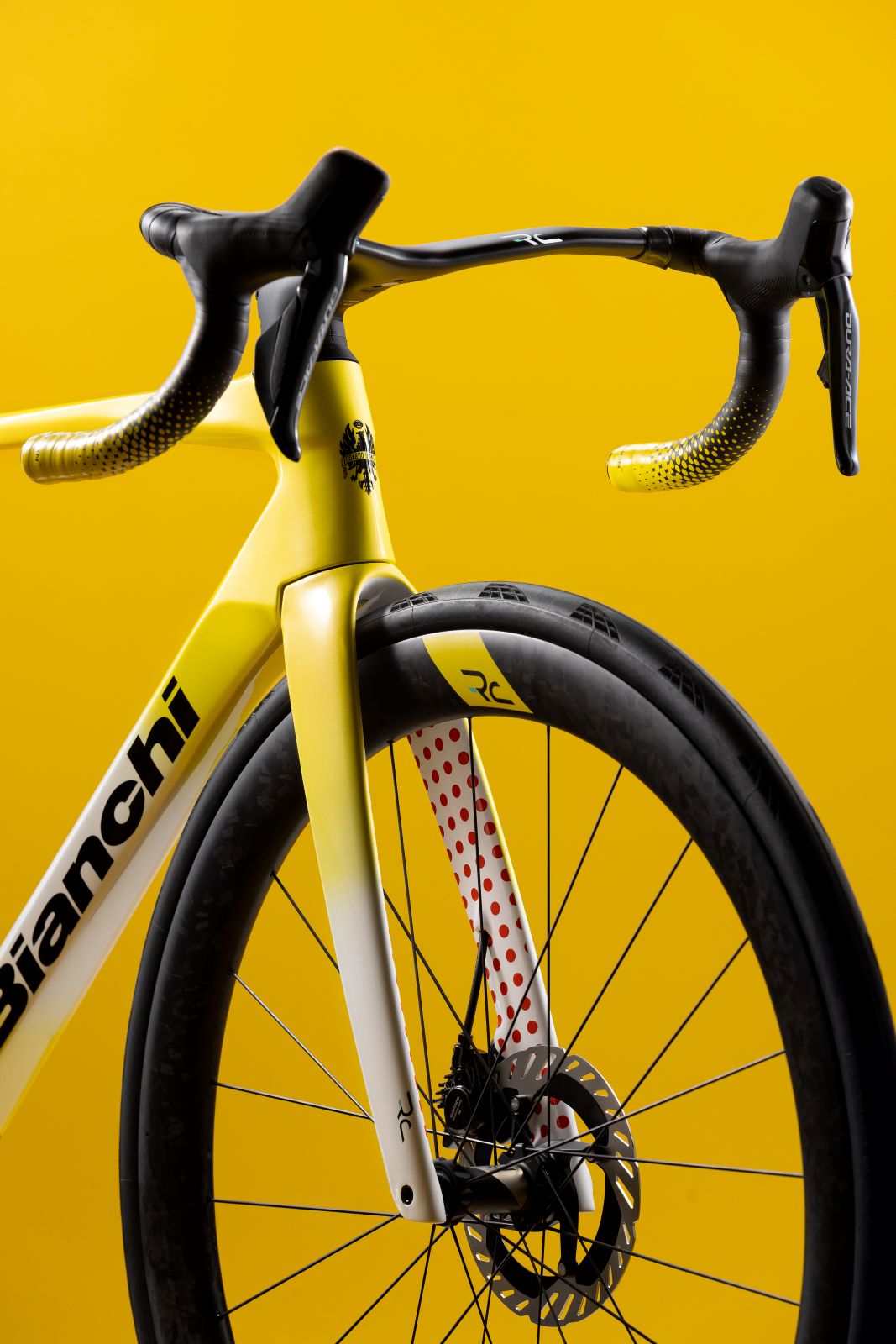 Bicicletă șosea Bianchi SPECIALISSIMA Tour de France – Dura-Ace Di2 12SP – 2027 — imagine 4