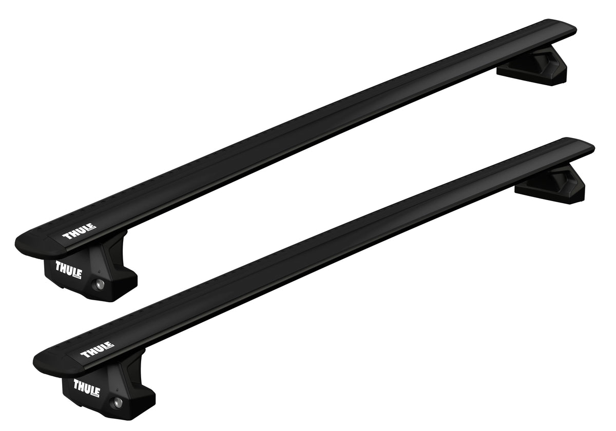 Bare Auto Transversale Thule WingBar Evo BLACK pentru VOLKSWAGEN Shuttle (T6) si (T5), 4 usi Bus cu canal-T (2003 - prezent)