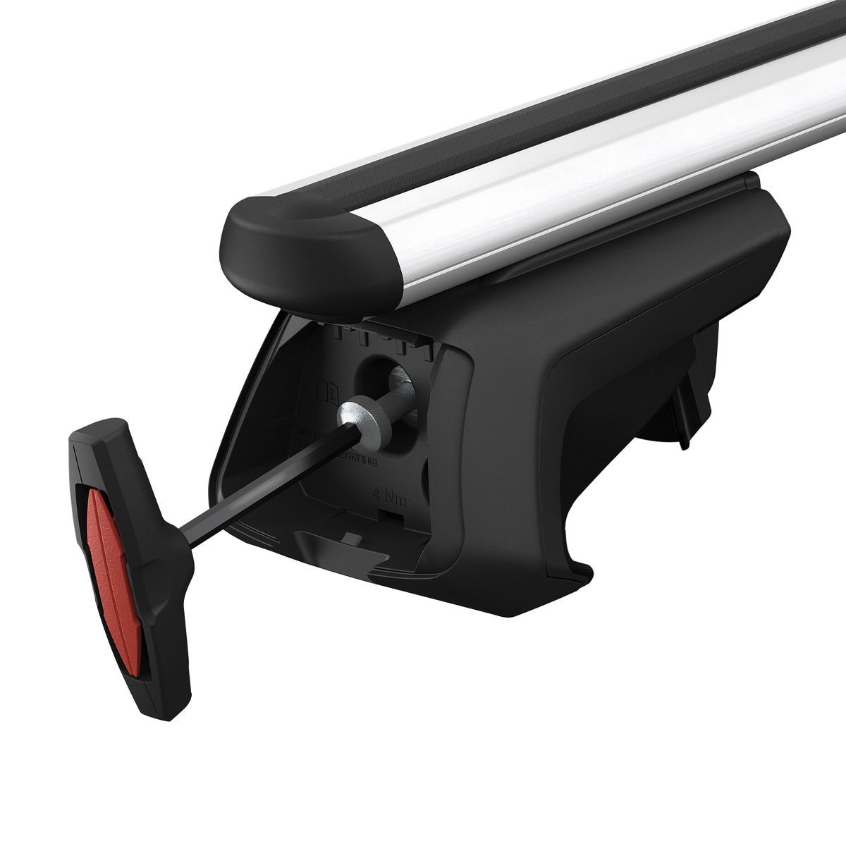 Bare transversale Thule SmartRack XT 1180 aluminiu, set complet (730402) 5