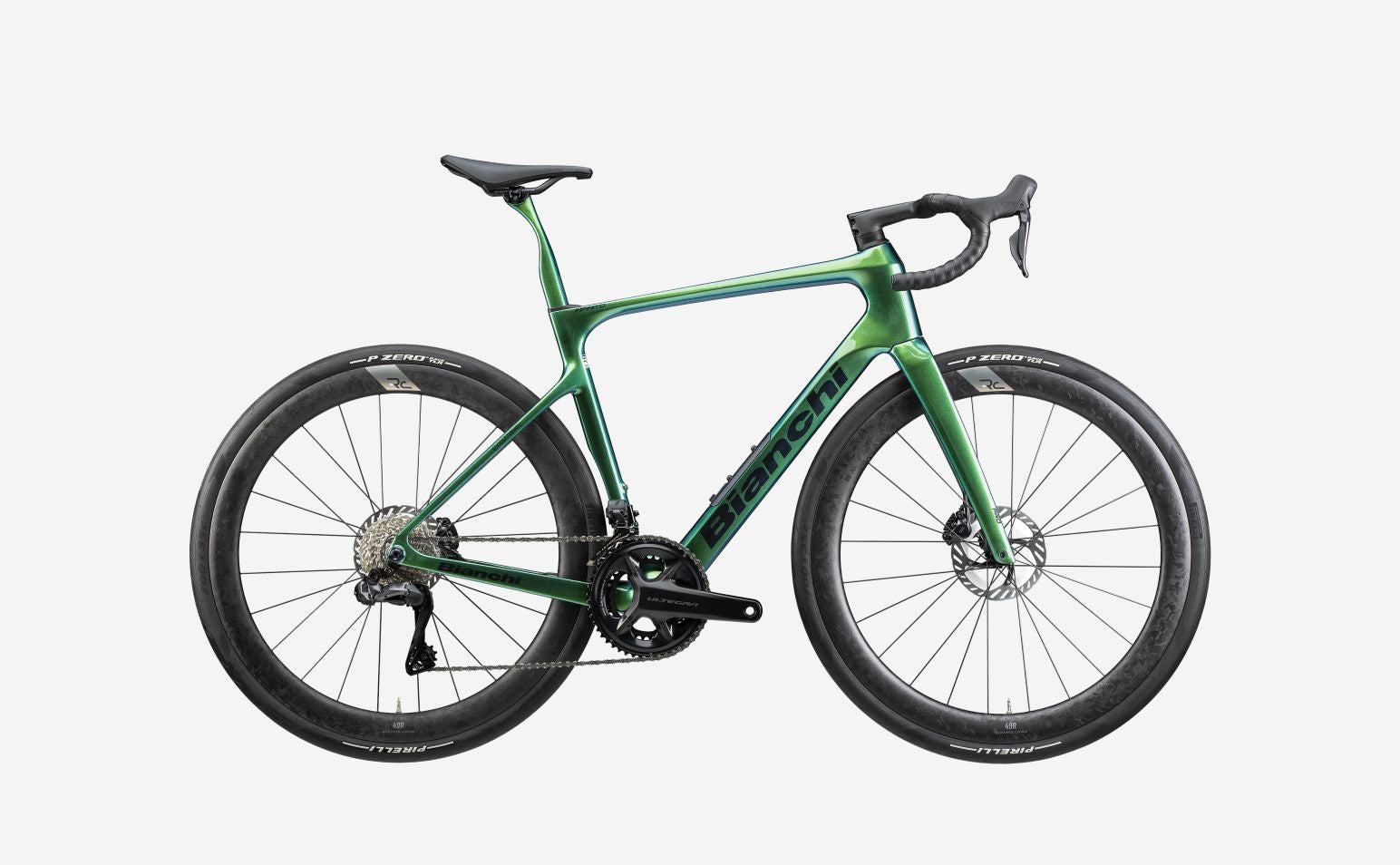 Bicicletă șosea Bianchi INFINITO PRO – Ultegra Di2 12sp – 2027 – Verde Camaleonte