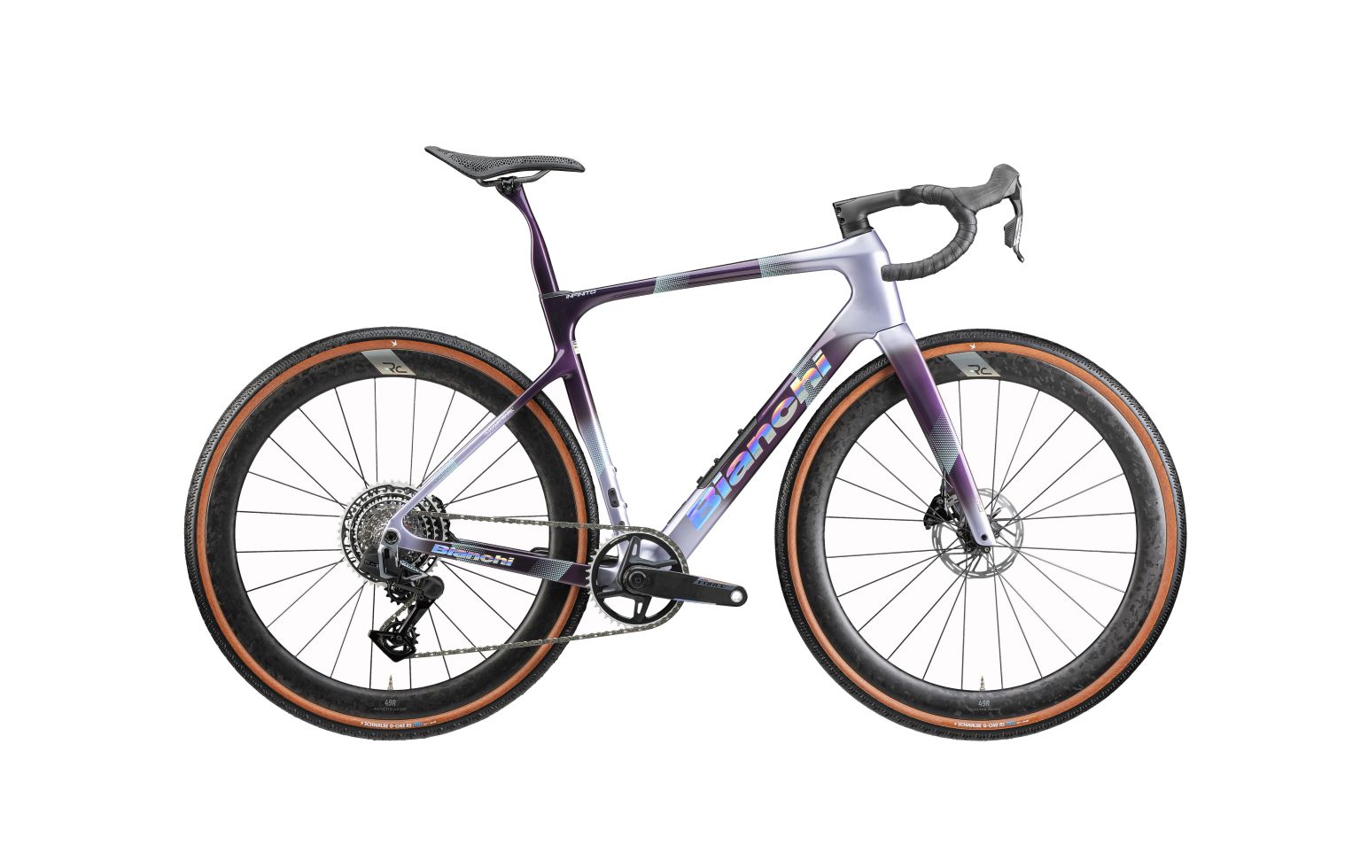 Bicicletă șosea Bianchi INFINITO LAUNCH EDITION – Force XPLR 13sp – 2027 – Viola Sfumato