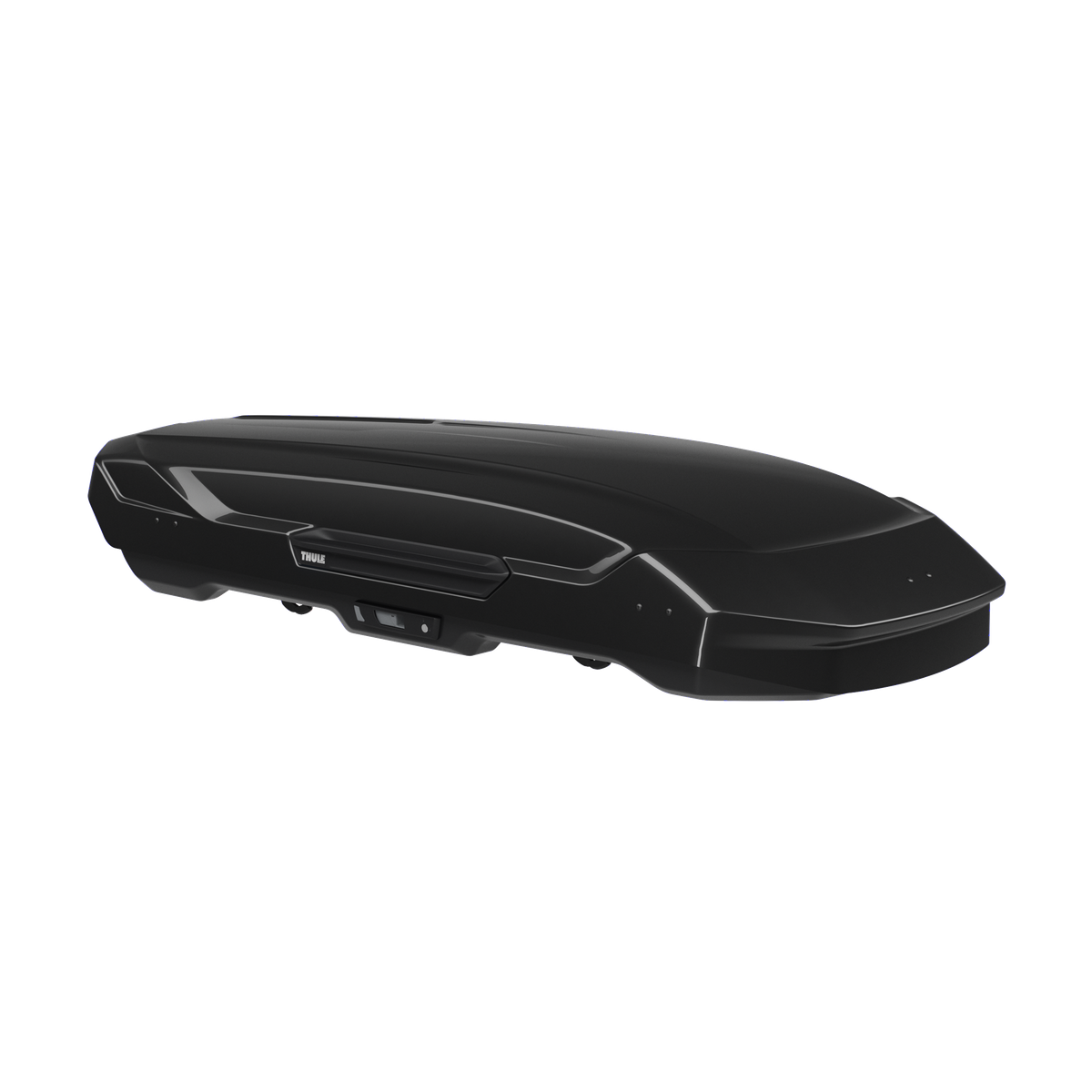 Cutie portbagaj Thule Motion 3 L Low negru lucios, vedere 3/4