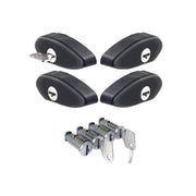 4 anti-theft end caps CRUZ Airo + 4 anti-theft key locks