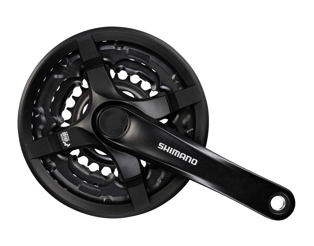 Angrenaj bicicleta SHIMANO Tourney FC TY501 3x8V – 170mm 48X38X28T 1