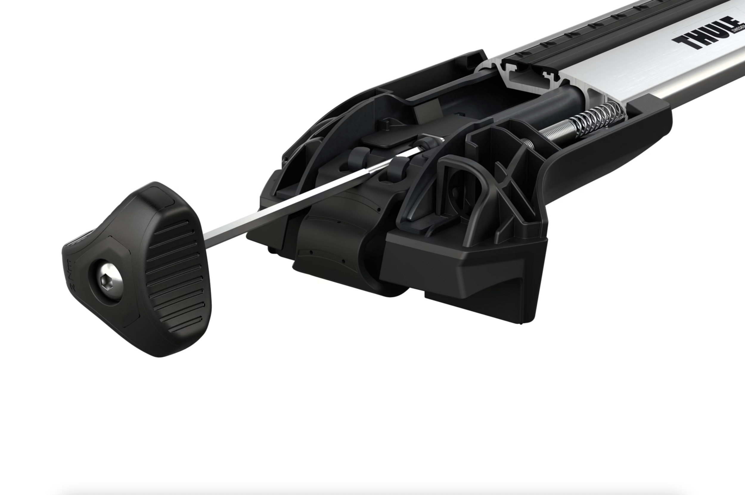 Bare Transversale Auto Thule Aluminiu WingBar Edge pentru bare longitudinale ridicate 3 1