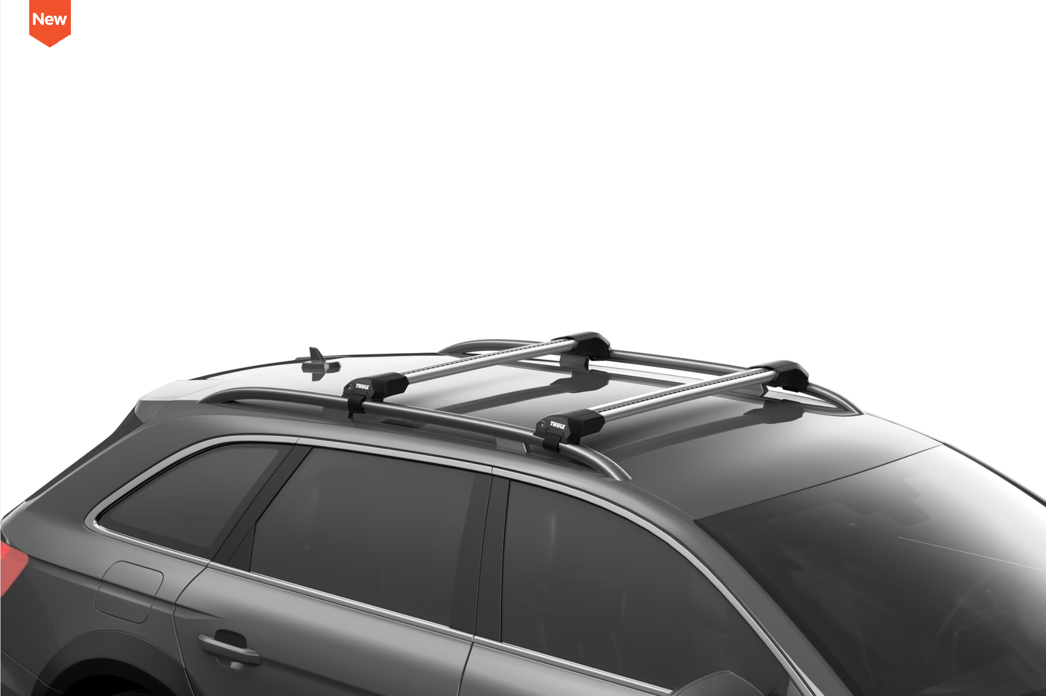 Bare Transversale Auto Thule Aluminiu WingBar Edge pentru bare longitudinale ridicate 4