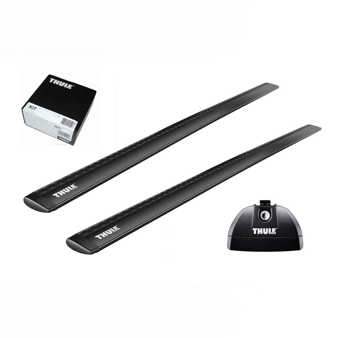 Bare auto transversale aluminiu negru Thule Evo WingBar