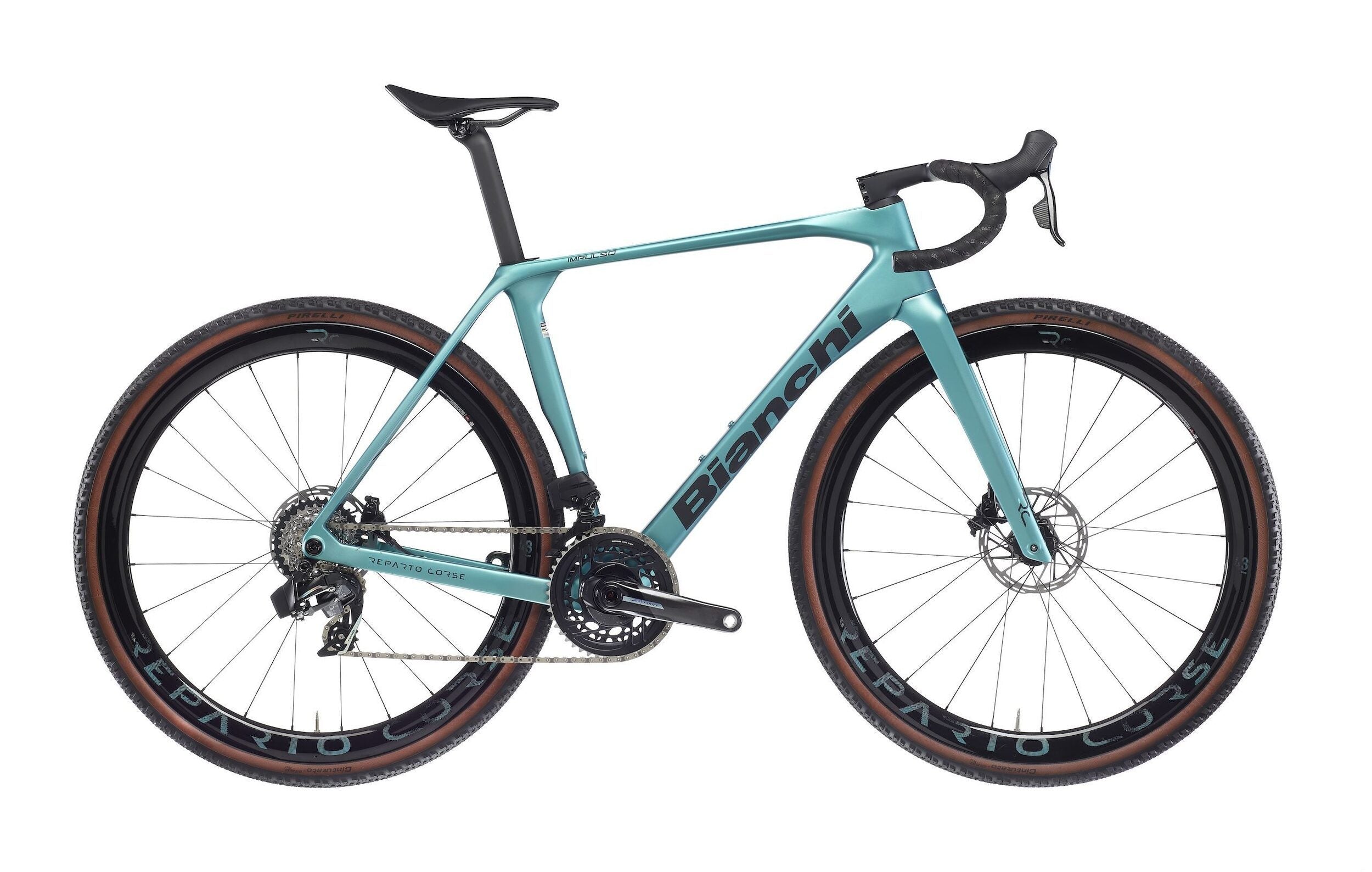 Gravel Bike Bianchi IMPULSO RC -Carbon - GRX 825 Di2 - 2025 - celeste metallic