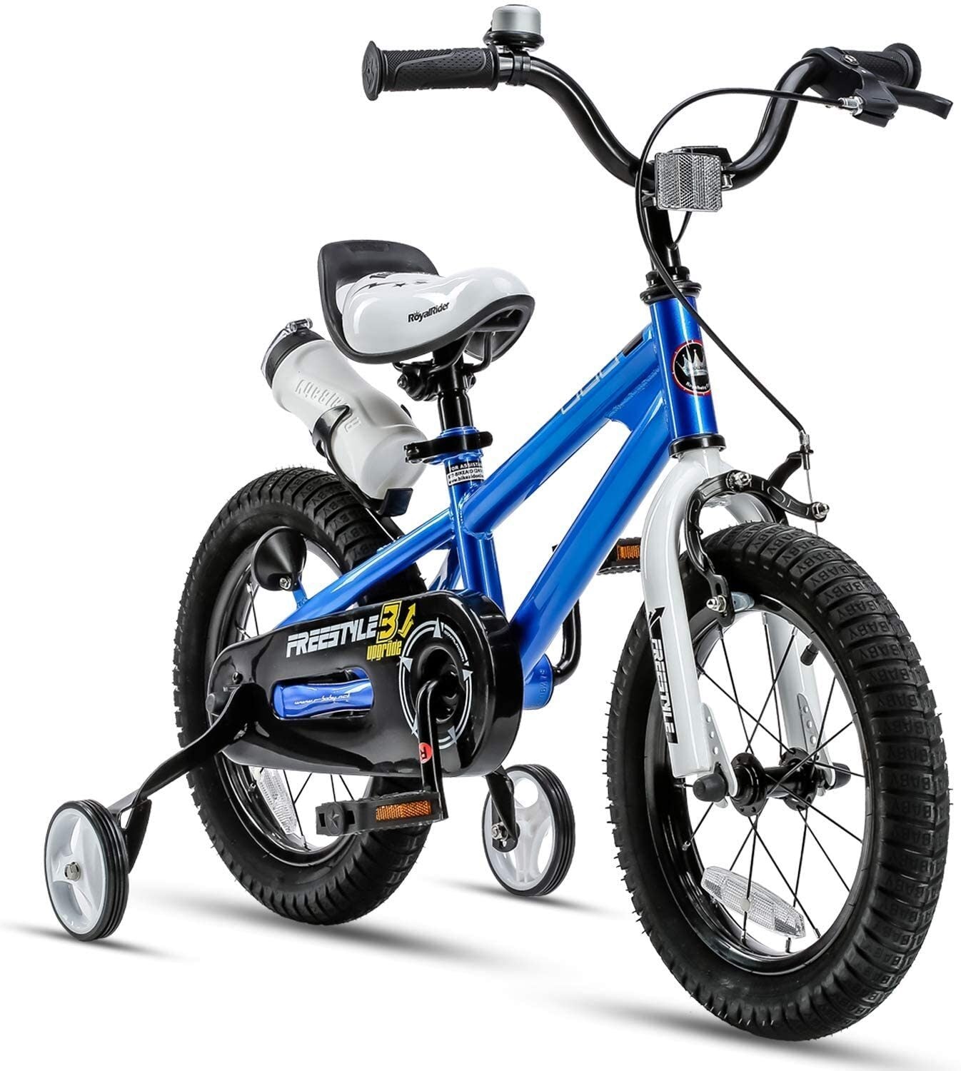 Bicicleta Copii 14 inch RoyalBaby Freestyle Blue