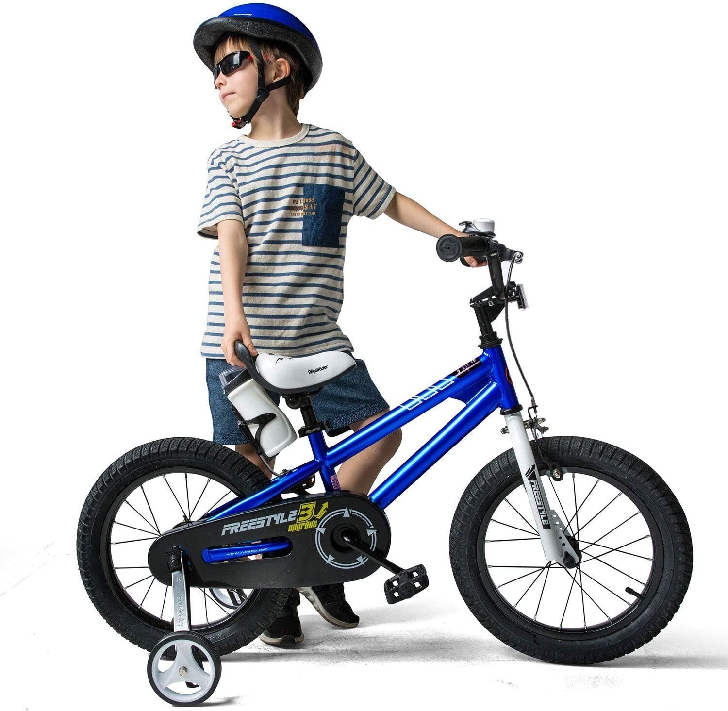 Bicicleta Copii 16 inch RoyalBaby Freestyle Blue 7