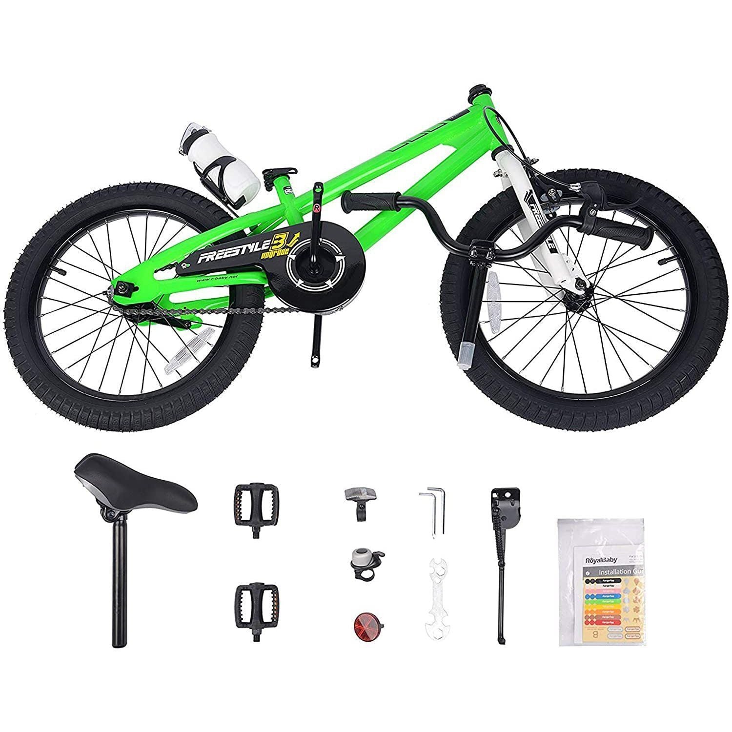 Bicicleta Copii 18 inch RoyalBaby Freestyle 18 Green 2