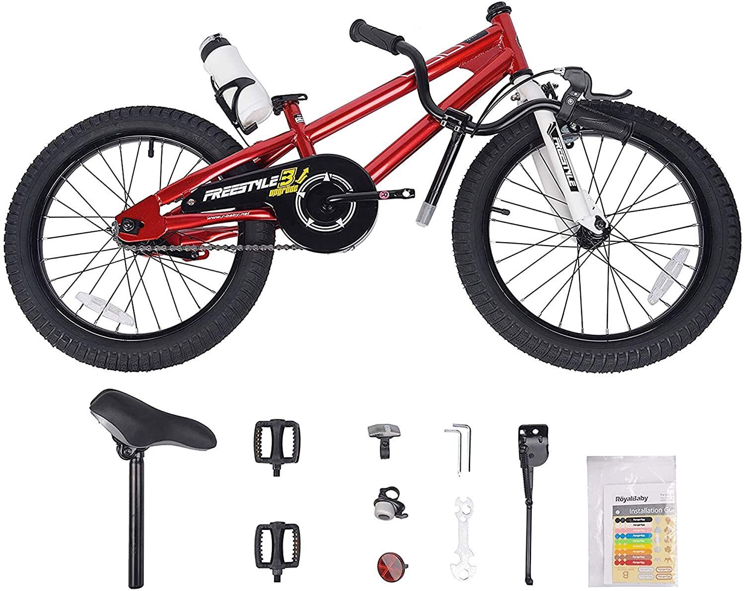 Bicicleta Copii 18 inch RoyalBaby Freestyle 18 Red 2