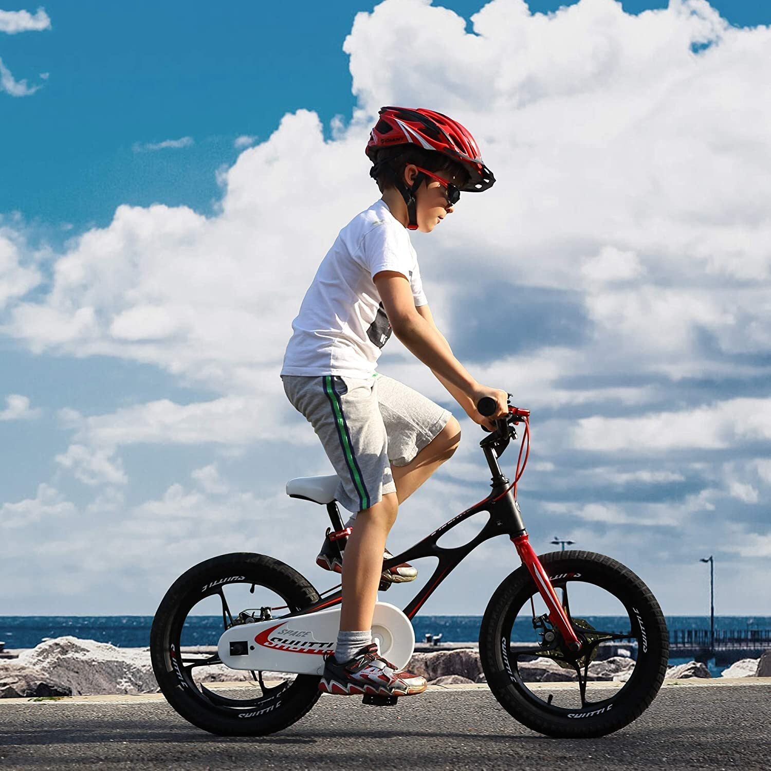 Bicicleta Copii 18 inch RoyalBaby SPACE SHUTTLE Black 5