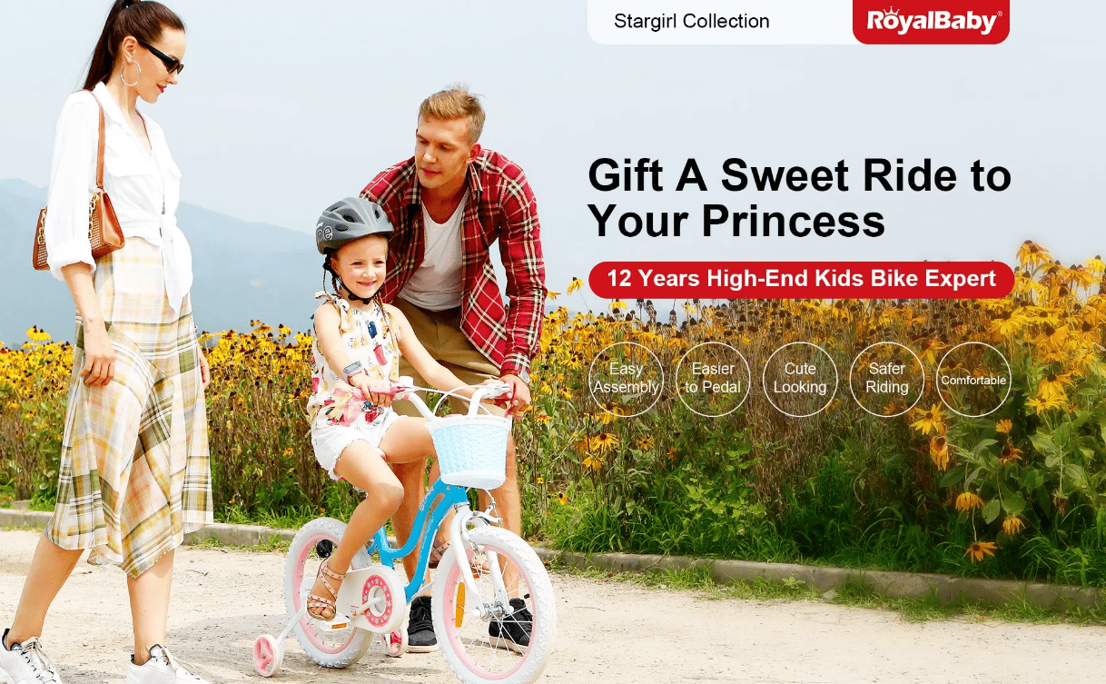 Bicicleta Copii RoyalBaby Star Girl 16 Pink 6