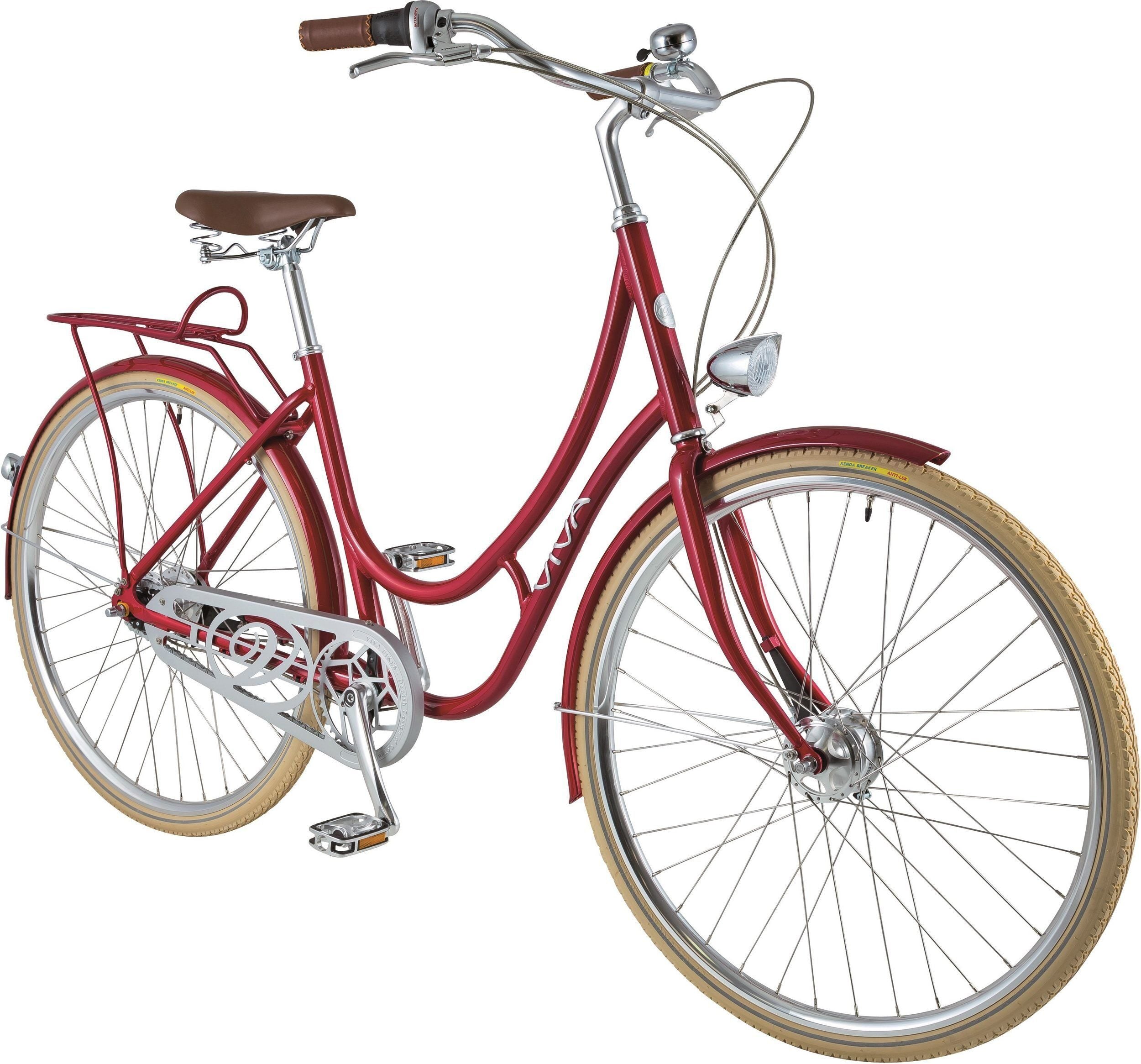 Bicicleta Dama Oras VIVA Juliett Classic 7 Aluminiu Rosie 1