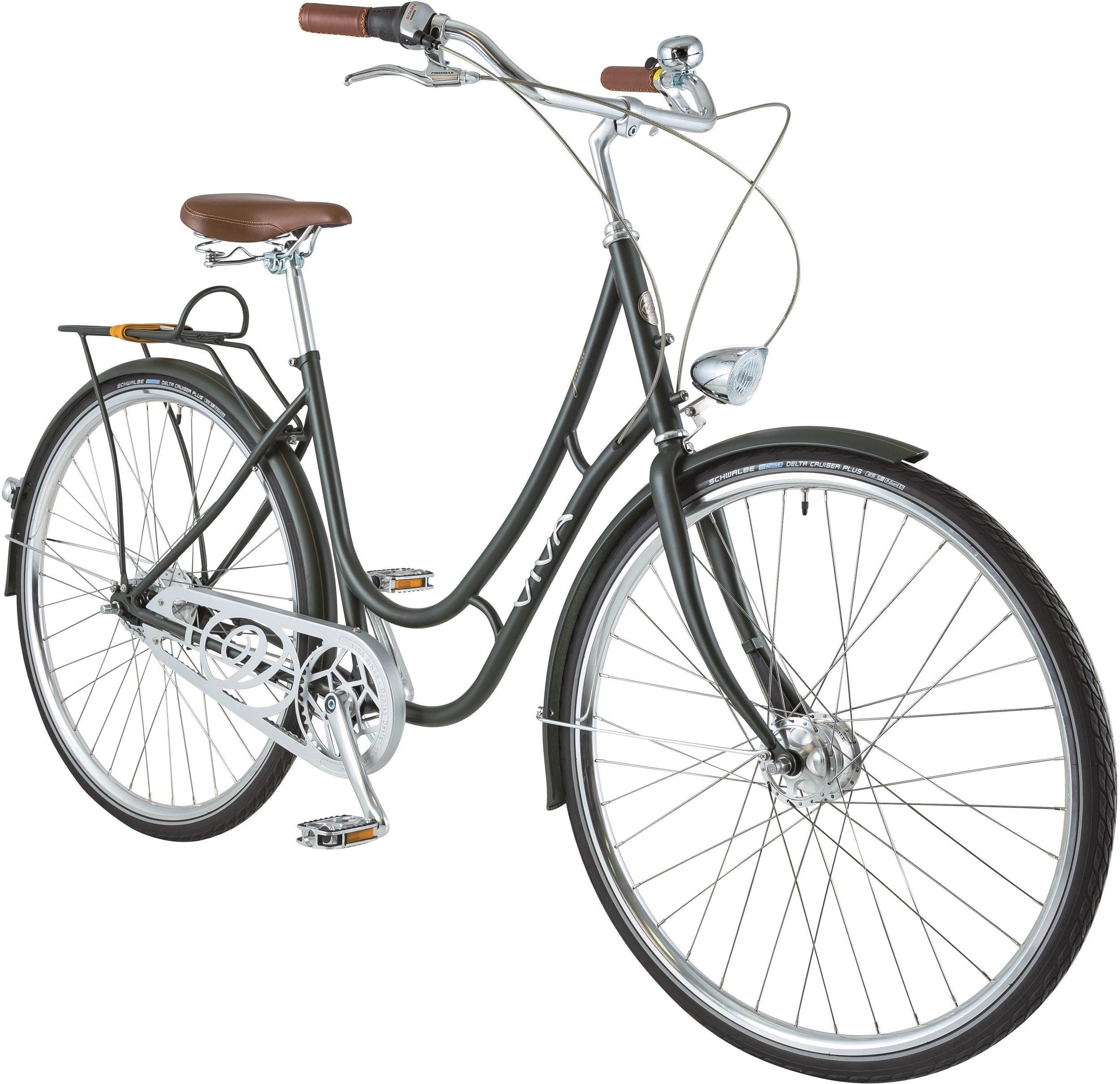 Bicicleta Dama Oras VIVA Juliett Classic 7 Verde DARK 1