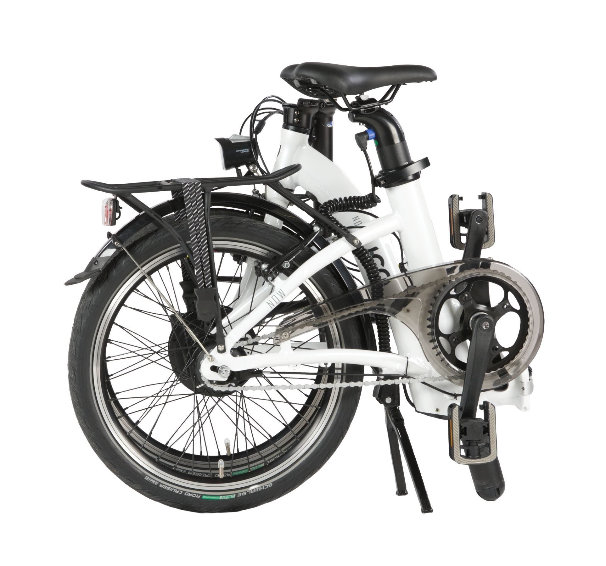 Bicicleta Pliabila Electrica Now U.GO Ei7 Alb Perlat 1