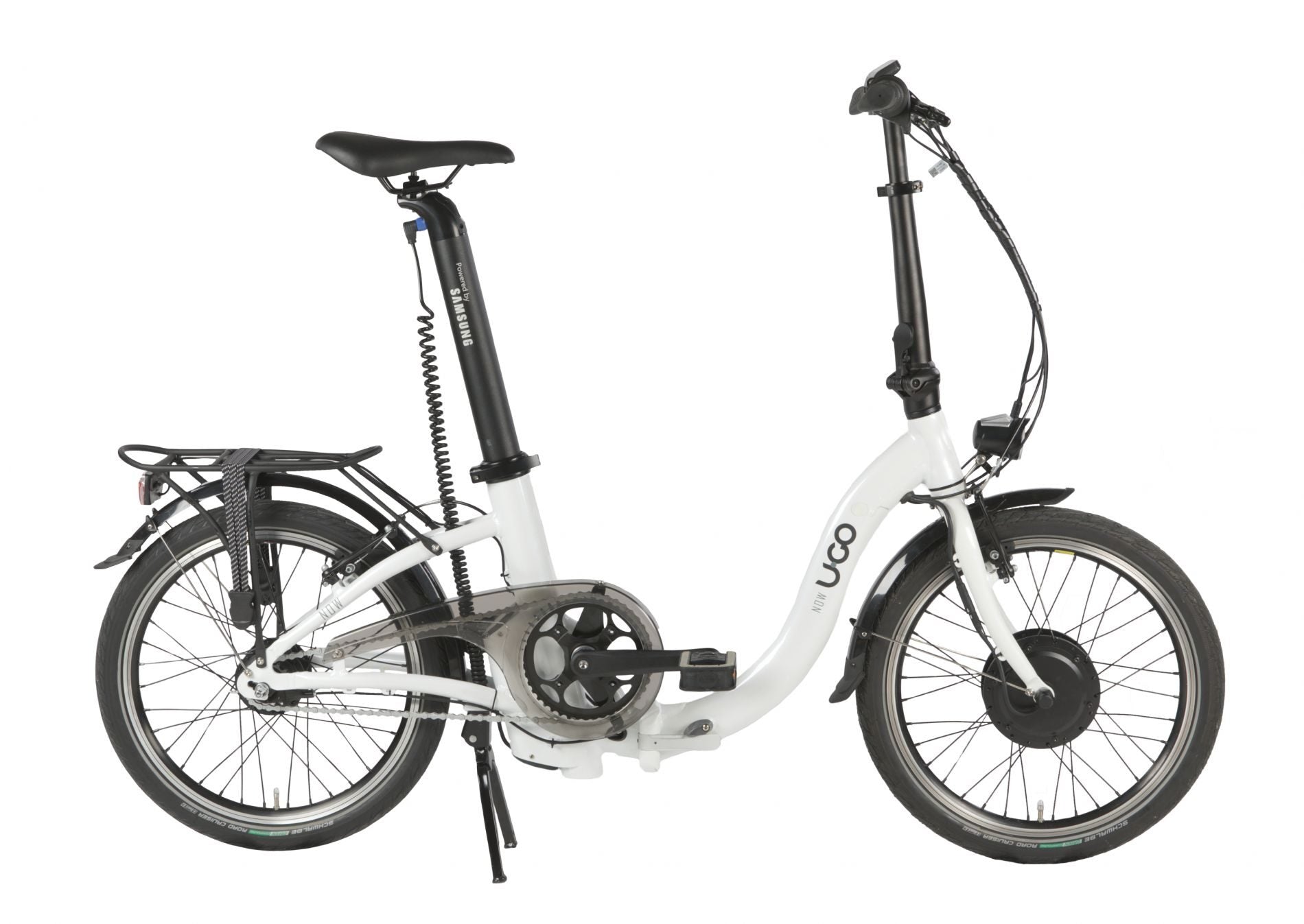 Bicicleta Pliabila Electrica Now U.GO Ei7 Alb Perlat e1649007834507