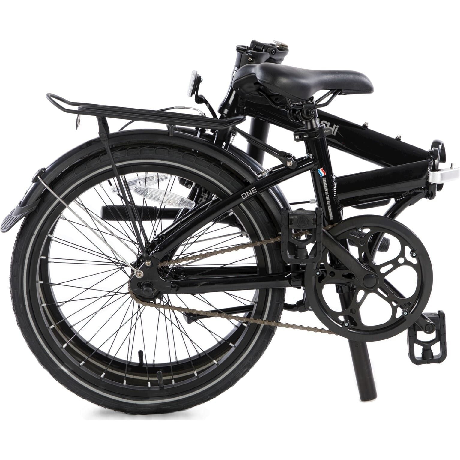 Bicicleta Pliabila TAKASHi One Black 2