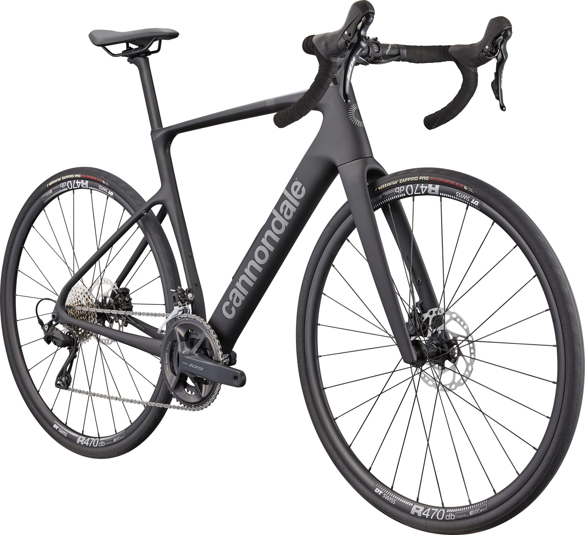Cannondale Synapse Carbon 5 Black - trei sferturi fata