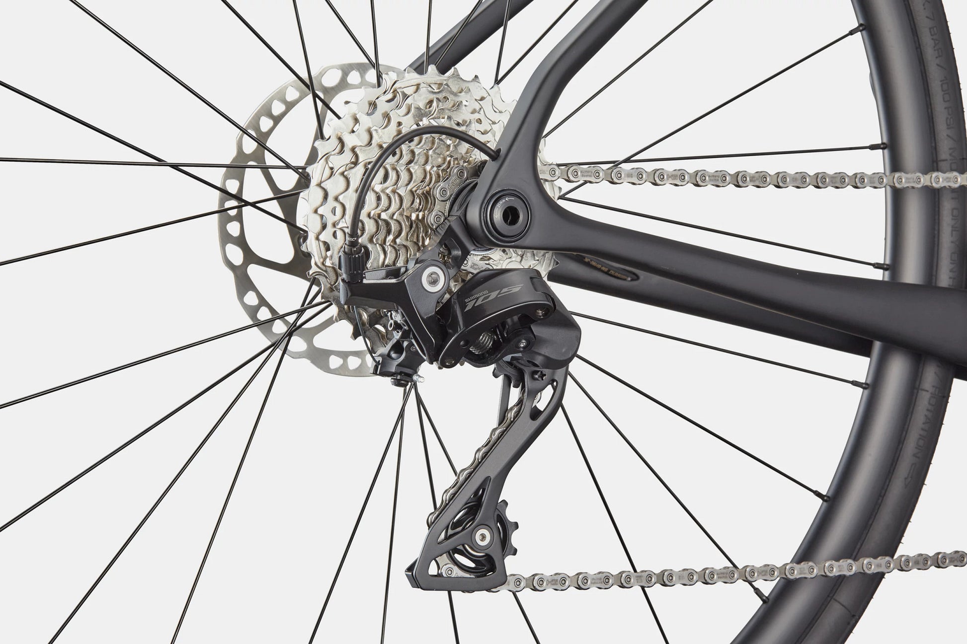 Cannondale Synapse Carbon 5 Black - transmisie