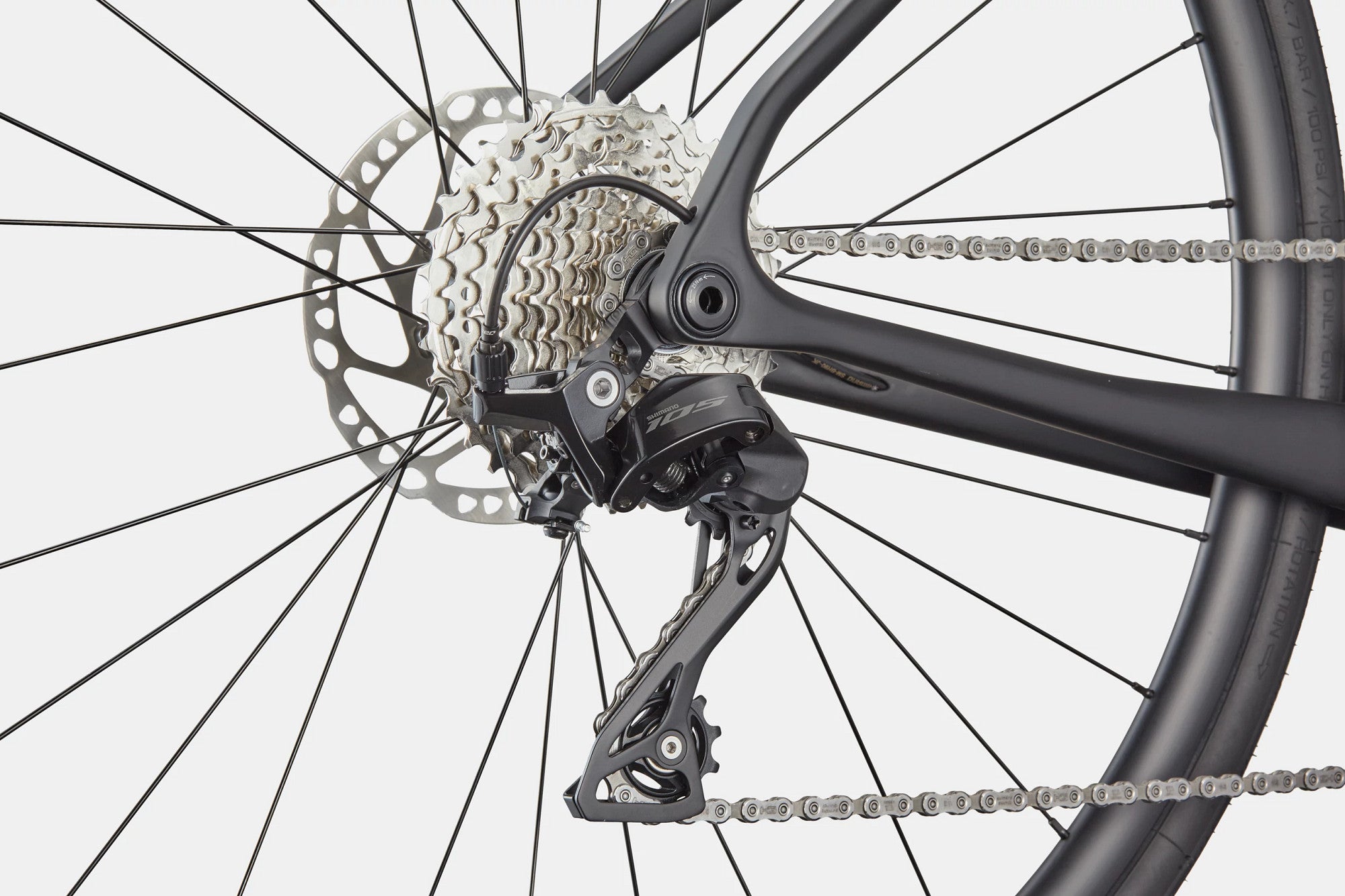 Cannondale Synapse Carbon 5 Black - transmisie