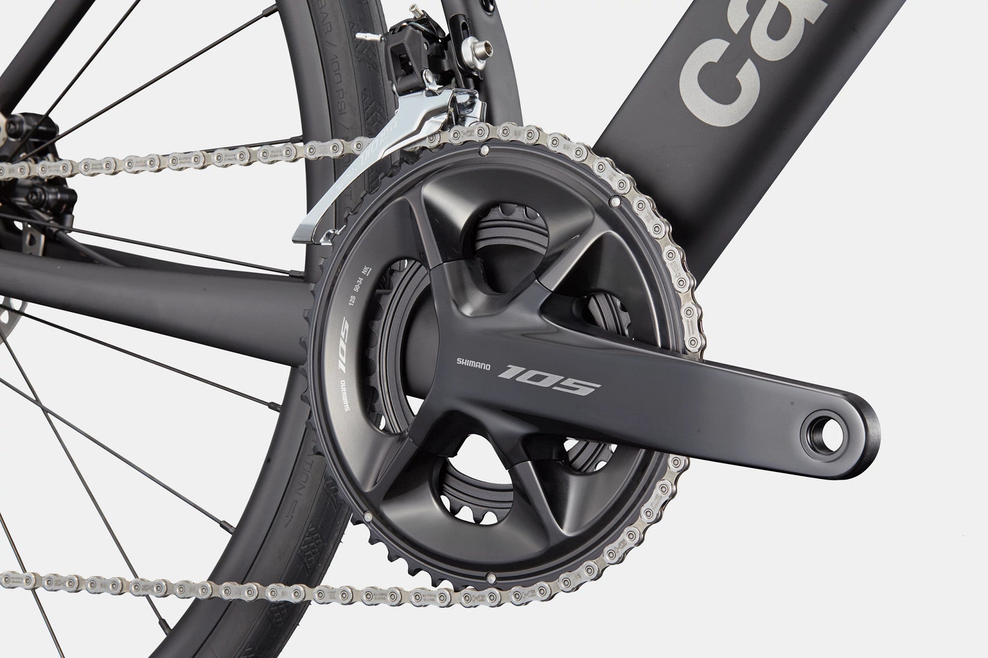 Cannondale Synapse Carbon 5 Black - detaliu cadru