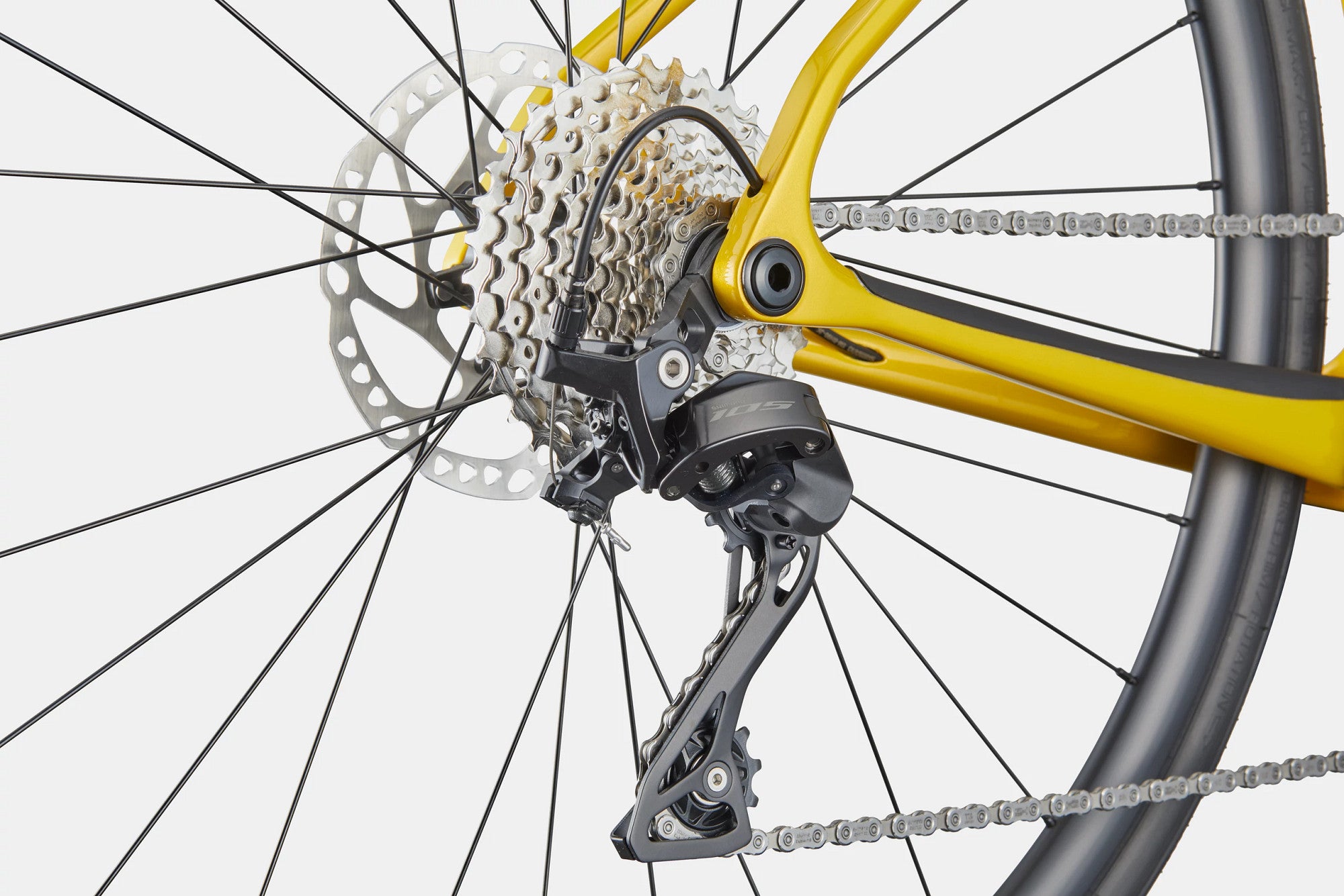 Cannondale Synapse Carbon 5 Phoenix Yellow - transmisie