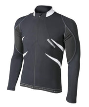 Tricou Premium Maneca Lunga Barbati Black/White SHIMANO