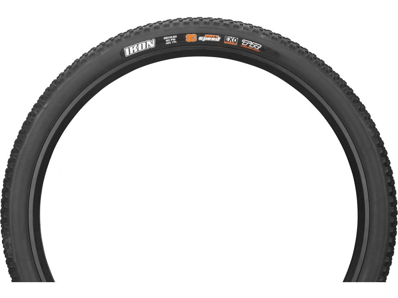 Cauciuc Bicicleta Maxxis Ikon 29×2.20 3CTREXO120TPI MaxxSpeed Foldable Skinwall Black 1