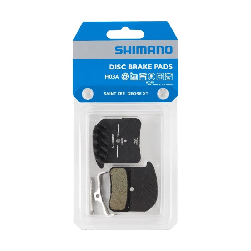 Placute de Frana SHIMANO Resin H03A-RF cu Aripioare de Racire