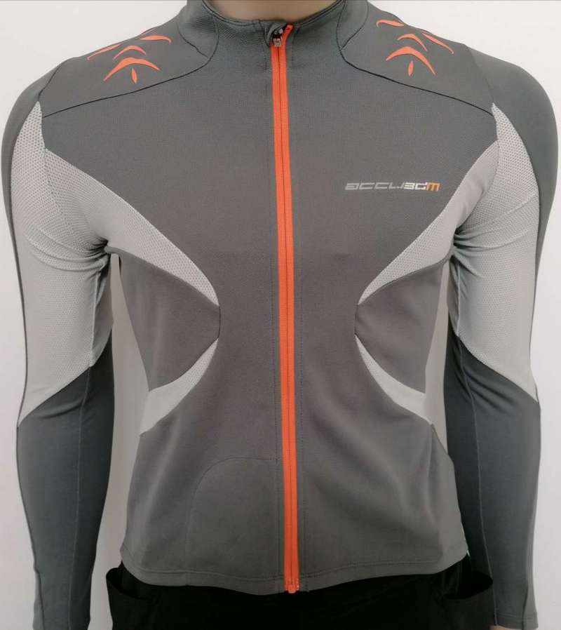 Tricou SHIMANO MTB Maneca Lunga Explorer Femei Gargoyle / Orange (S11)