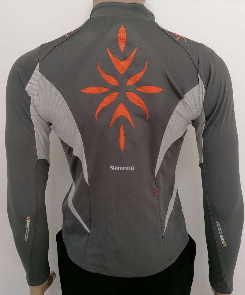 Tricou SHIMANO MTB Maneca Lunga Explorer Femei Gargoyle / Orange (S11)