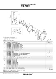 Chainring SHIMANO FC-7900 55T-A