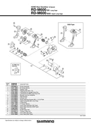 Suport de Prindere Dreapta pt SHIMANO RD-M600