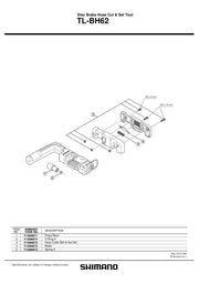 Surub & Piulita pt. Dispozitiv SHIMANO TL-BH62