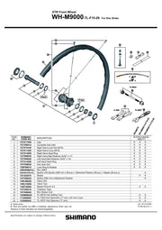 Niplu SHIMANO WH-M9000-TL-F15-29