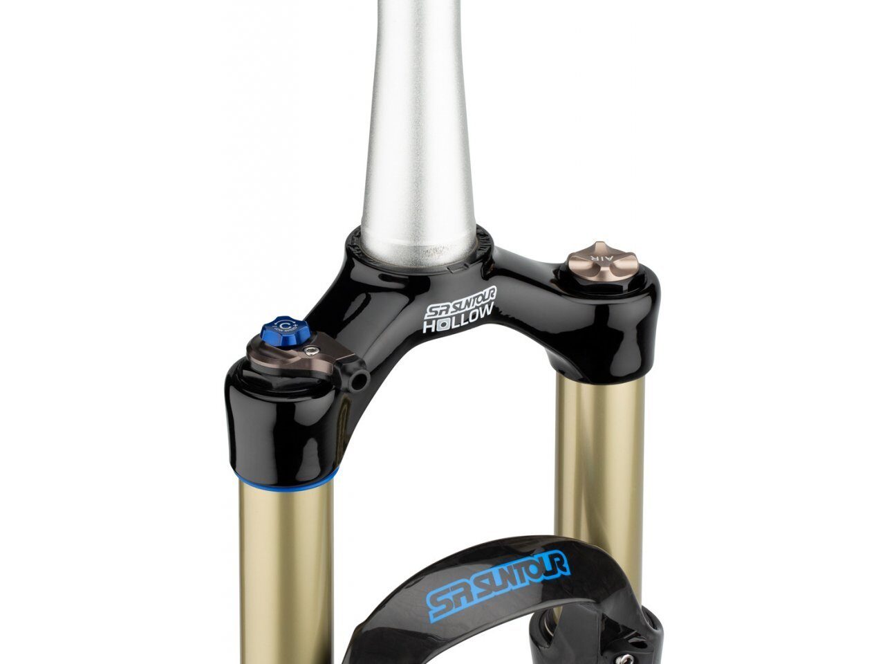Furca bicicleta 27.5 SR Suntour AXON WERX DS RL RC 15QLOC2Ti CTS alu 100MM AHEAD1.5tapered CarbonAlu 1