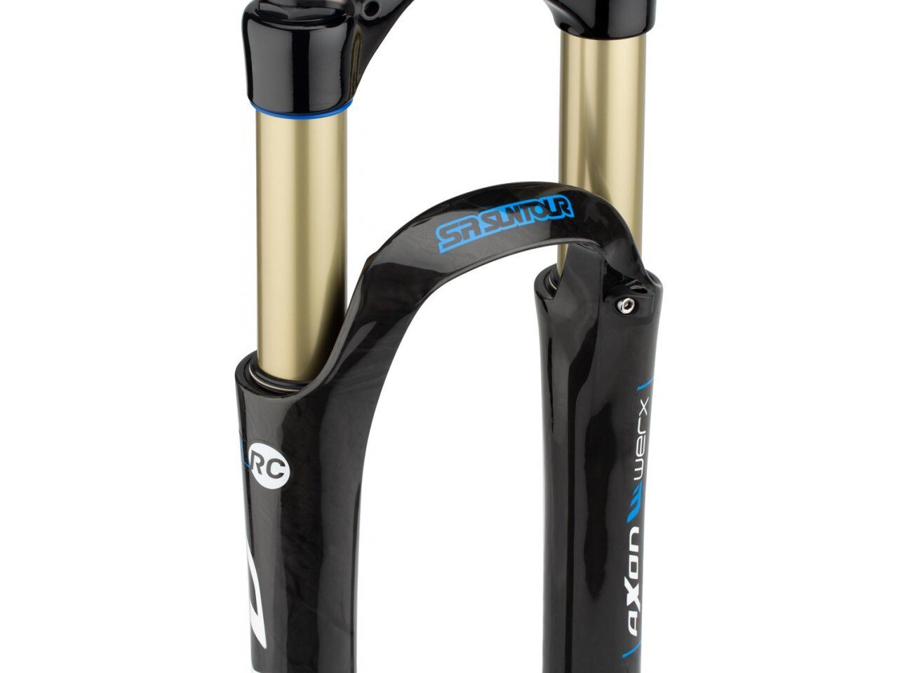 Furca bicicleta 27.5 SR Suntour AXON WERX DS RL RC 15QLOC2Ti CTS alu 100MM AHEAD1.5tapered CarbonAlu 2