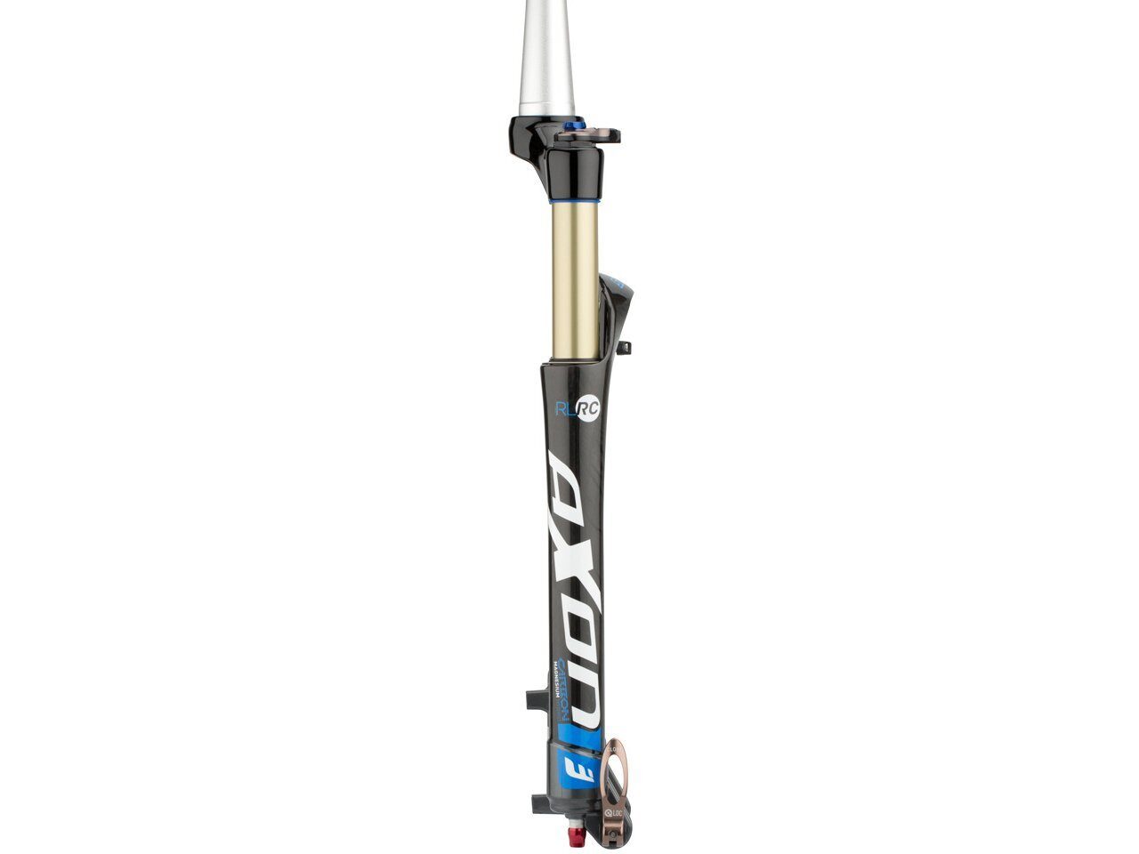Furca bicicleta 27.5 SR Suntour AXON WERX DS RL RC 15QLOC2Ti CTS alu 100MM AHEAD1.5tapered CarbonAlu 5