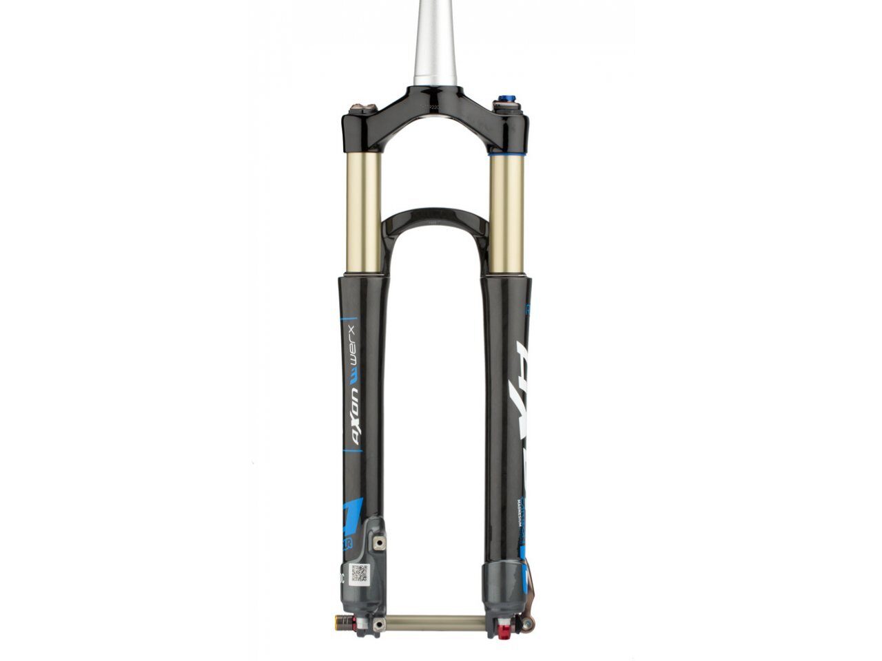 Furca bicicleta 27.5 SR Suntour AXON WERX DS RL RC 15QLOC2Ti CTS alu 100MM AHEAD1.5tapered CarbonAlu 6