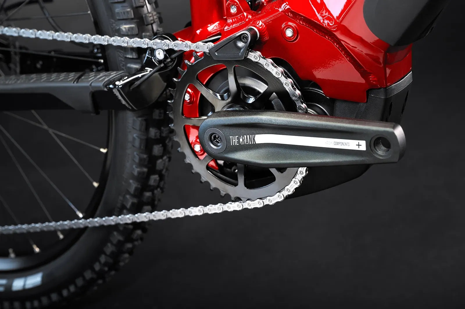 Haibike MY22 Detail Crank AllTrail 5 29 red 1