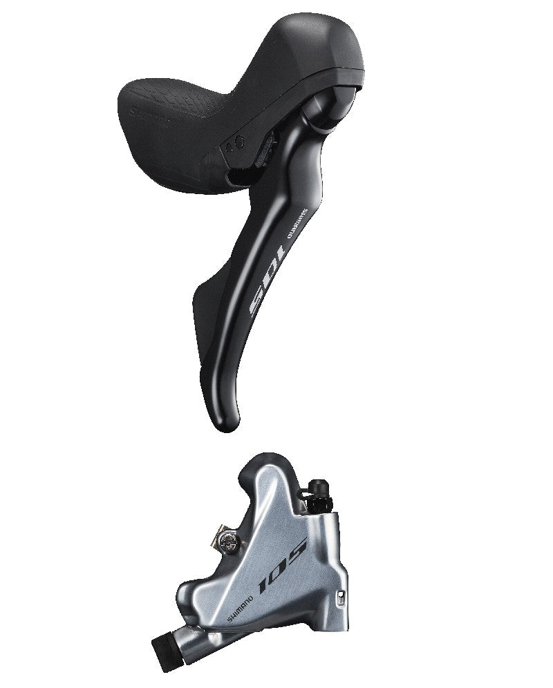 Frana pe Disc Set Asamblat SHIMANO 105 ST-R7020(R) BR-R7070(R)