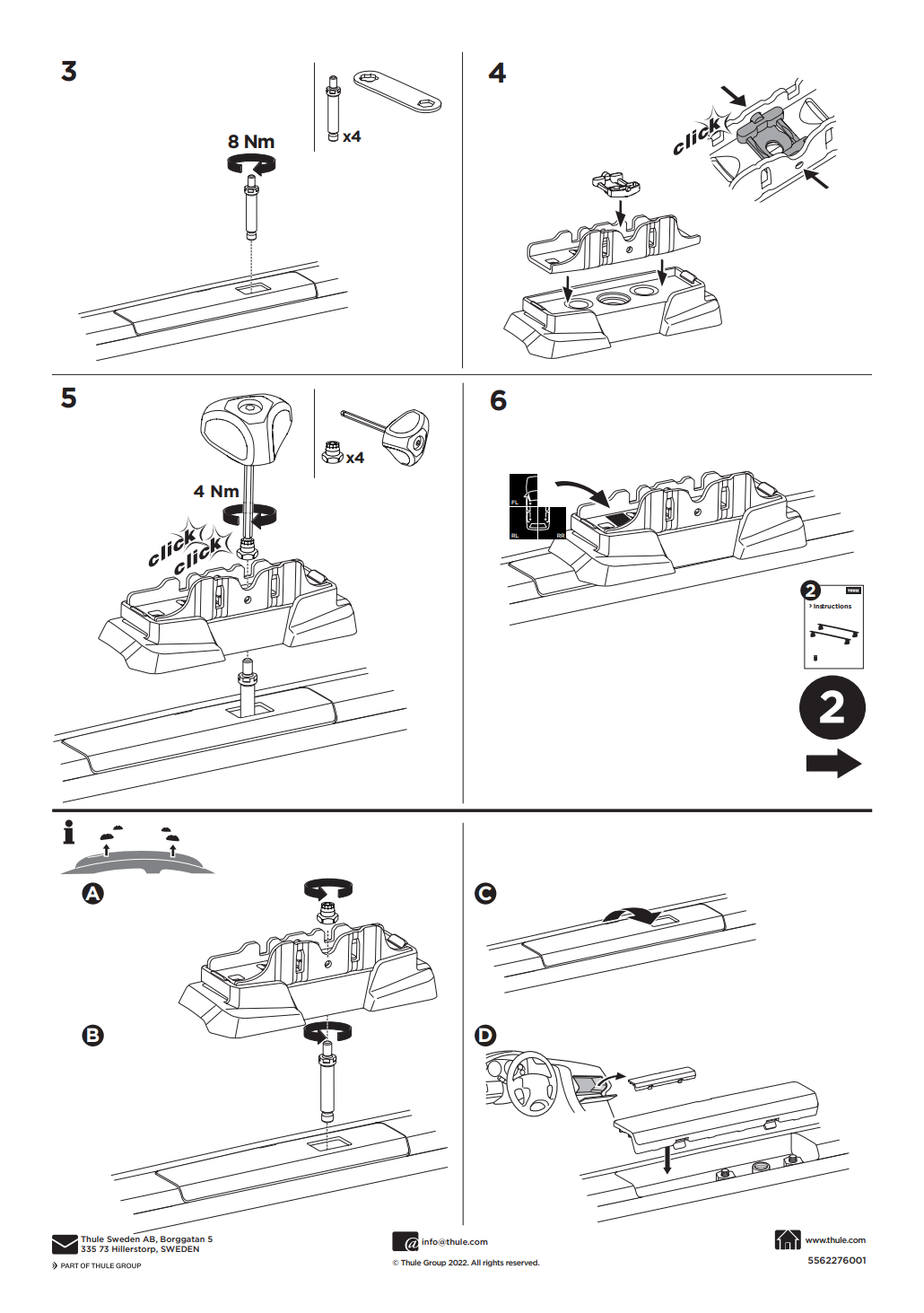 Kit THULE 187101 2 Manual