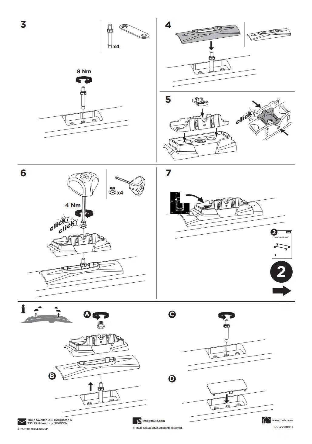Kit THULE 187109 2 Manual