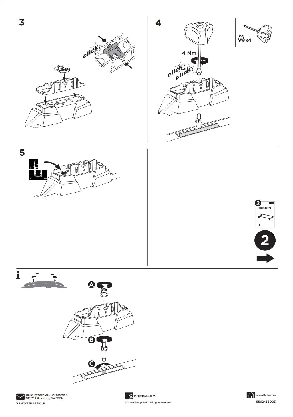 Kit THULE 187111 2 Manual