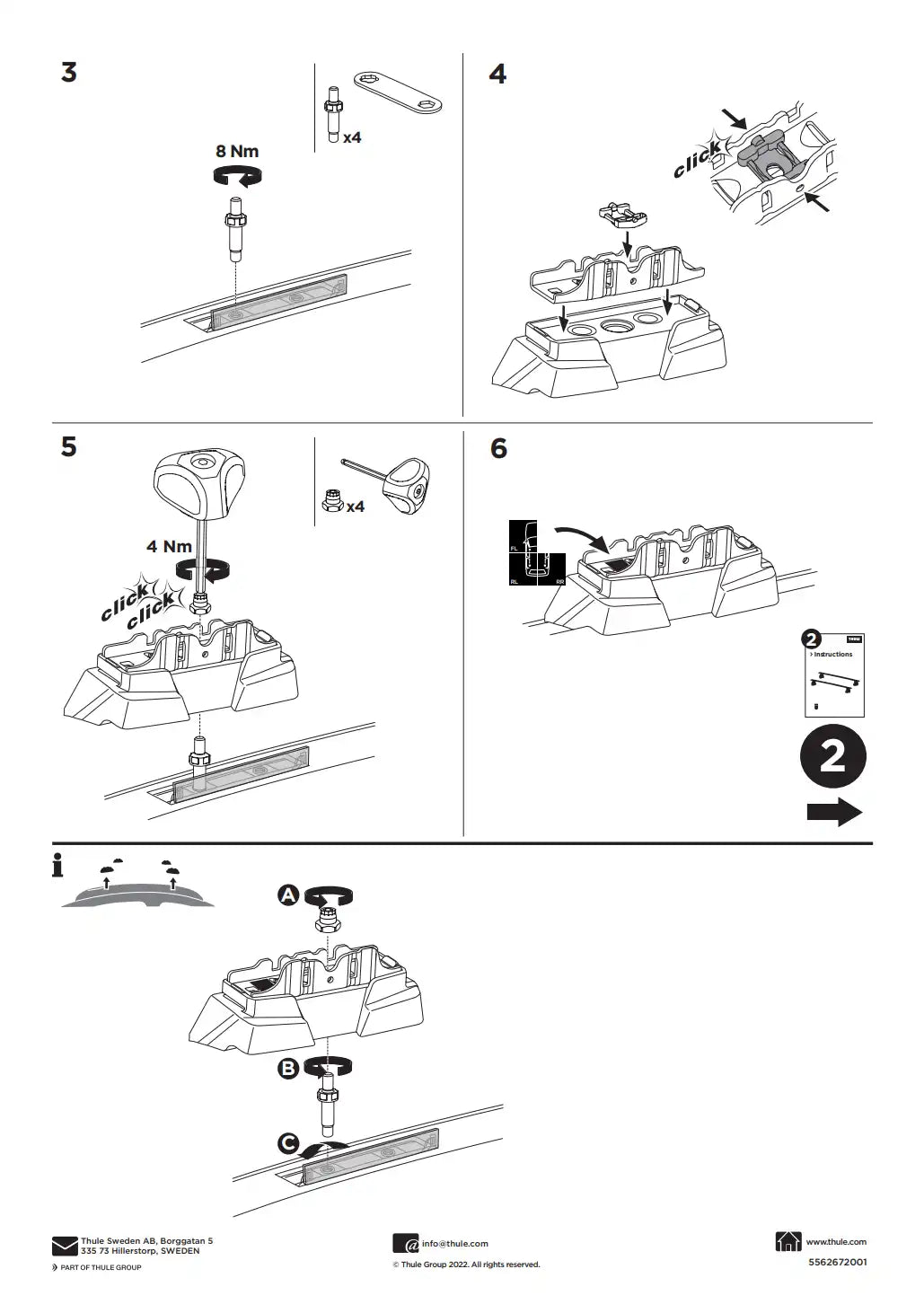 Kit THULE 187114 1 Manual