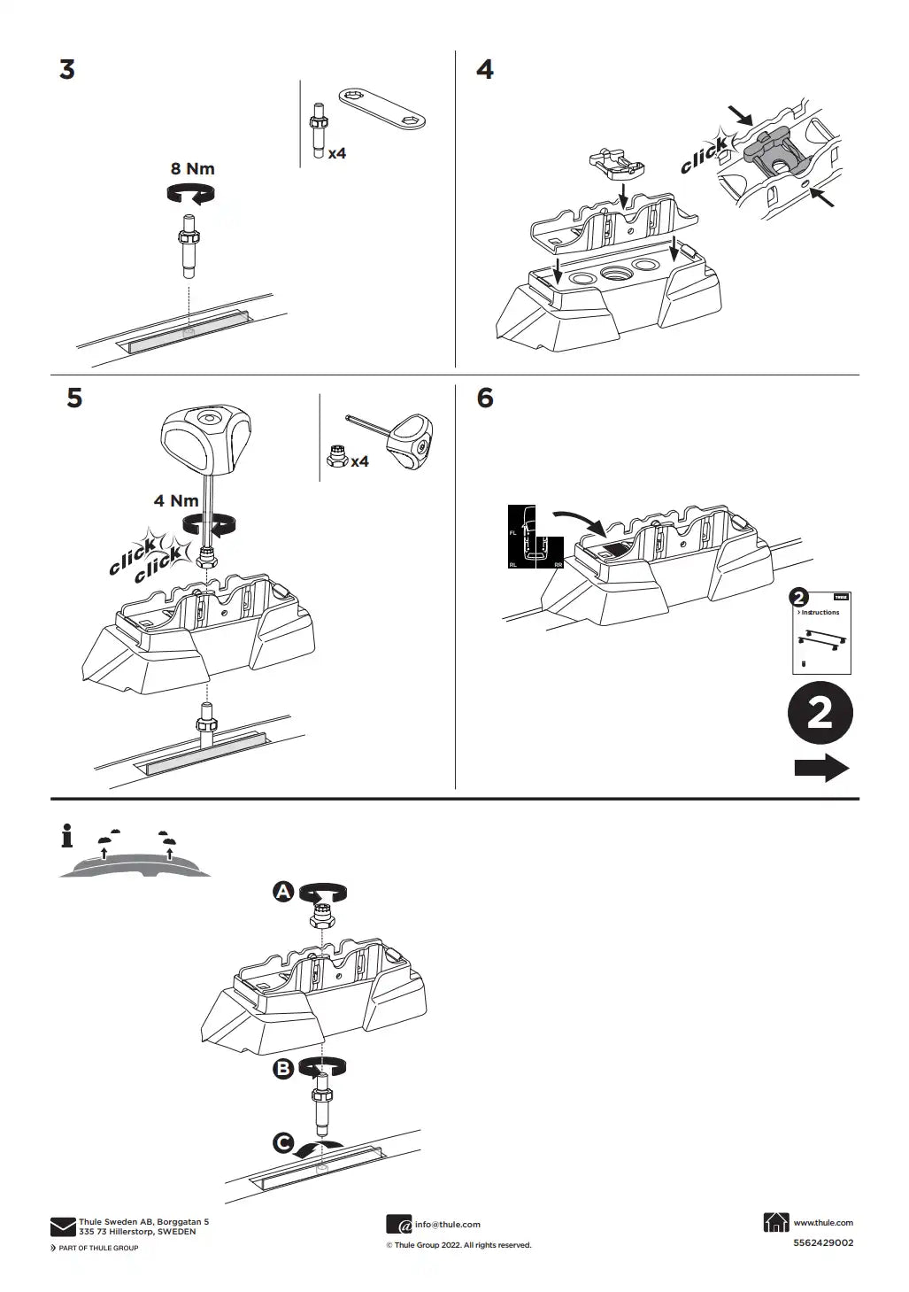 Kit THULE 187118 1 Manual
