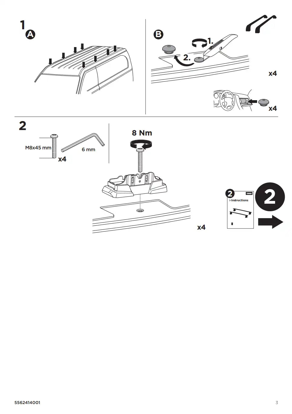Kit THULE 187119 3 Manual